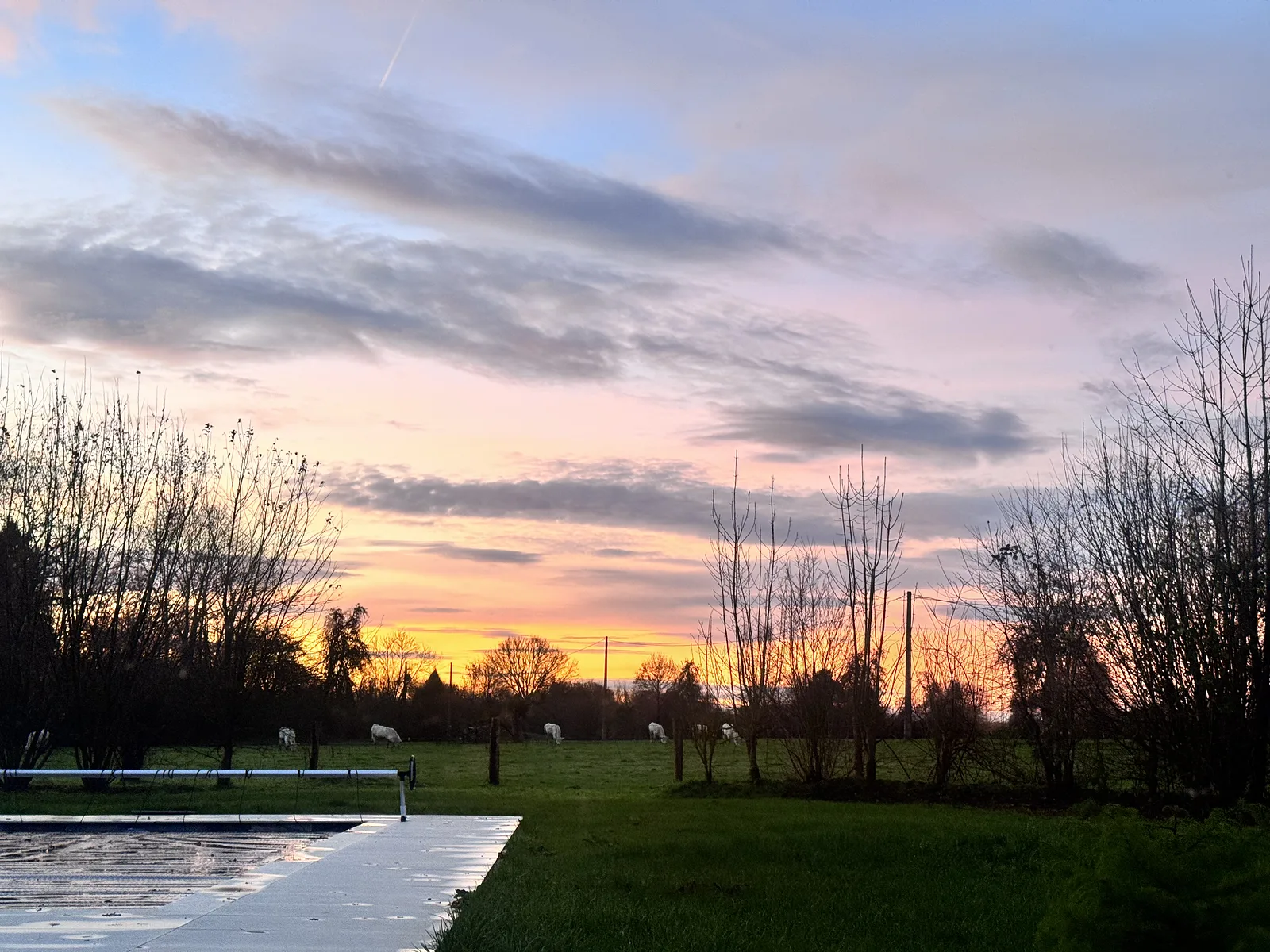 La piscine, La Villa Saint-Léger, Beuzeville, Normandie