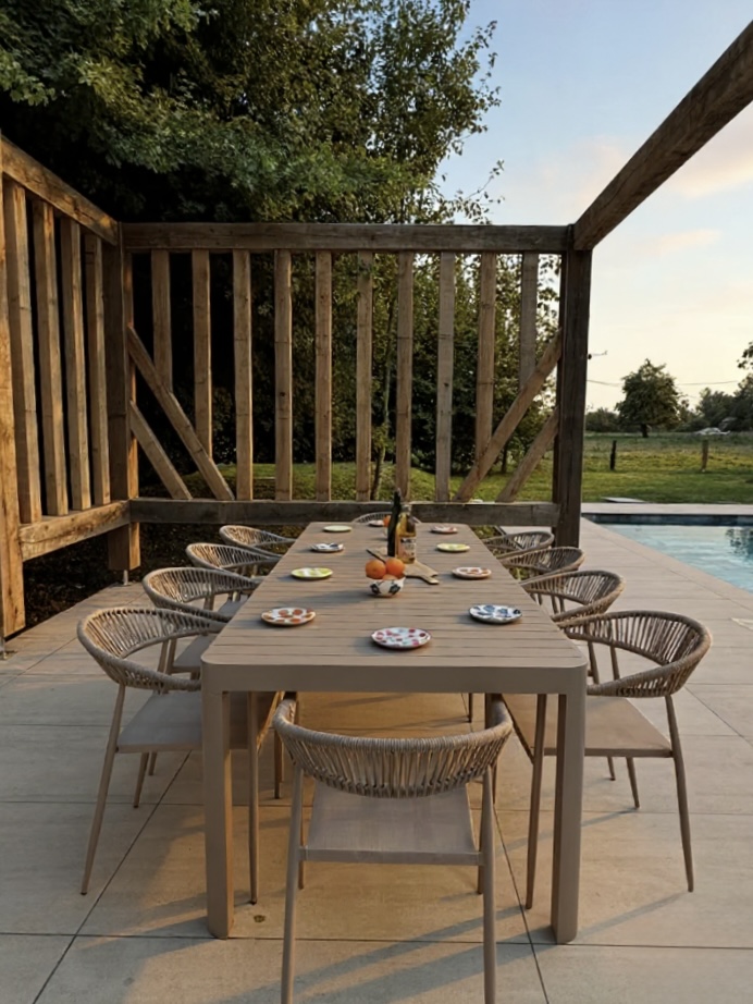 La grande tablée, La Villa Saint-Léger, Beuzeville, Normandie