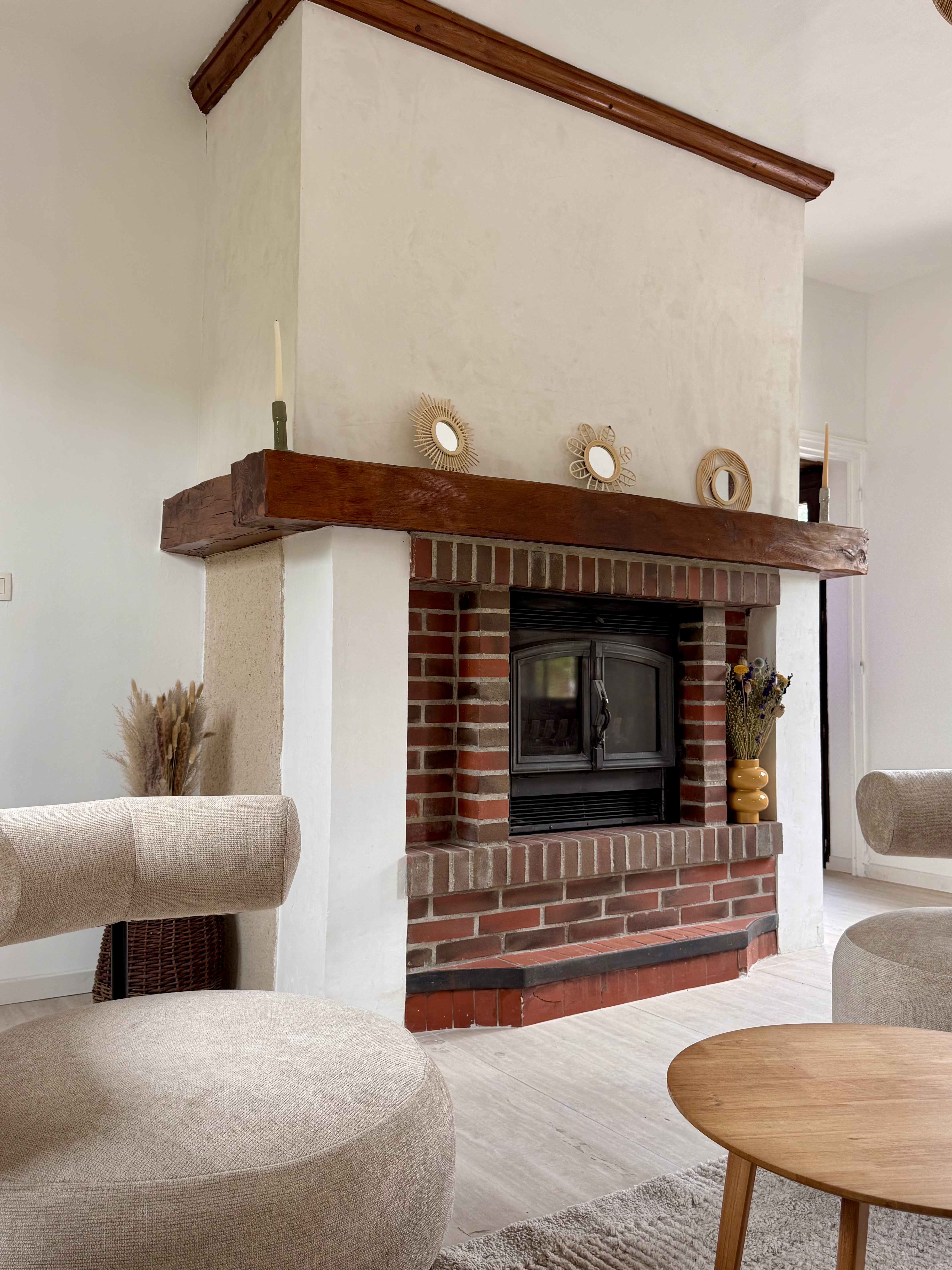 Le salon, La Villa Club One, Mesnil-en-Ouche, Normandie